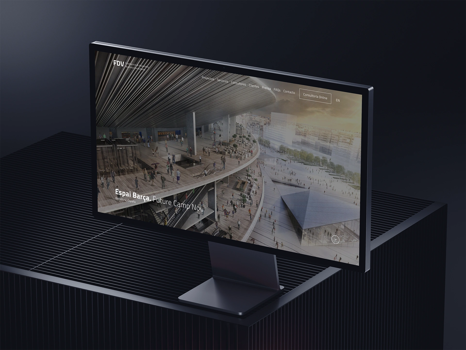 fdv consulting website - duetto design portfolio image